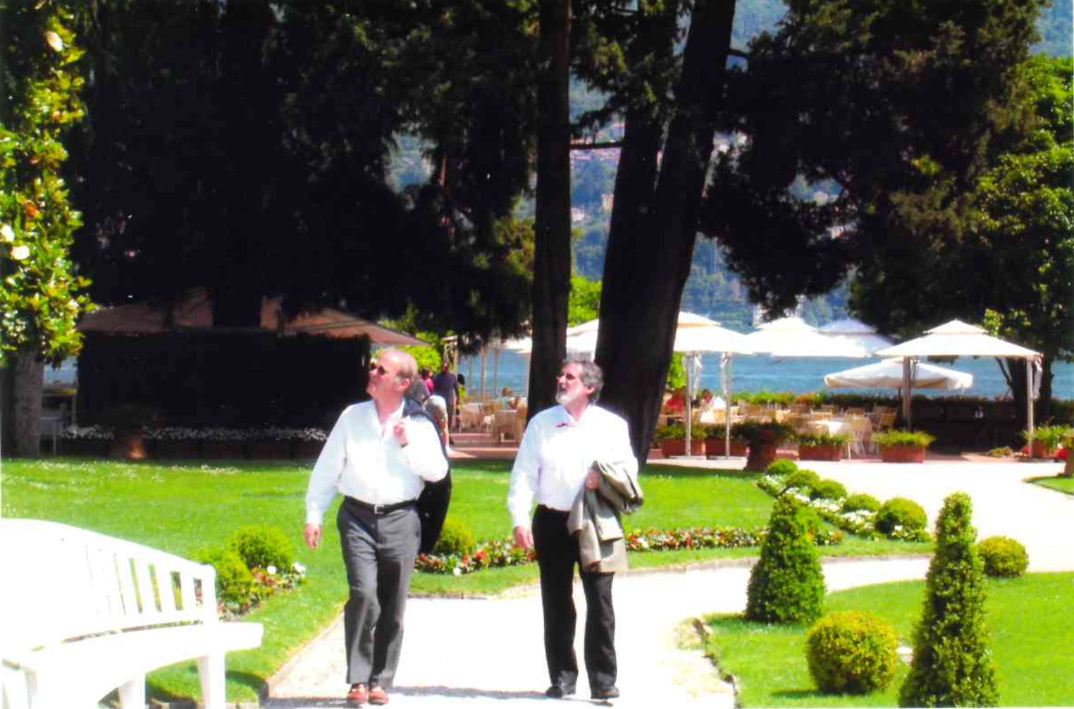 The Buxbaum's in Villa D'Este, Italy - 2005